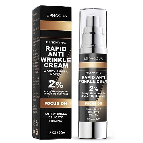 Best Anti Aging Wrinkle Cream for Face - Deep Wrinkle Filler for Men & Women - Instantly Reduces Fine Lines & Wrinkles - Perfect for Night Routine & Daily Moisturizing