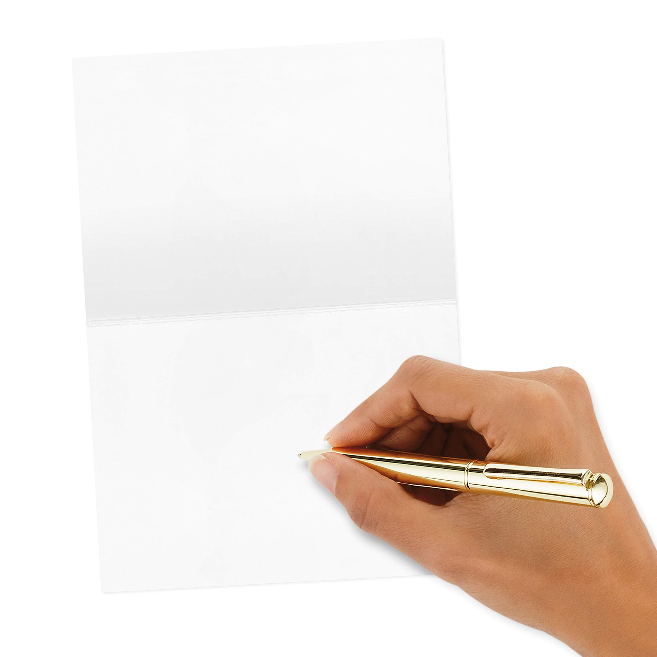 Hallmark Blank Cards Assortment - 40 Geometric Silver Foil Note Cards with Envelopes | Elegant Stationery for Weddings, Thank You Notes & Special Occasions