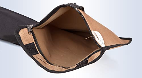 **Auniwaig Heavy Duty Oxford Cloth Tool Roll Bag - Organize Wrenches, Pliers, Sockets, Ratchets & Screwdrivers - Portable Tool Storage for Mechanics, DIY & Home Repair (Beige)**    *(Perfect for Garage, Workshop, On-the-Go Repairs & Automotive Maintenance)*