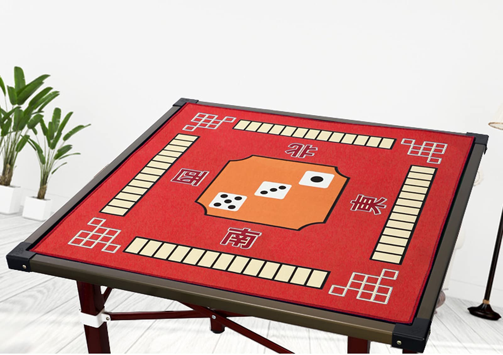 Premium Thickened Mahjong Tablecloth Mat - 88x88cm Noise-Reducing Game Table Cover for Mahjong, Poker, Cards, Board & Tile Games - Perfect for Game Nights, Parties & Casino-Themed Events