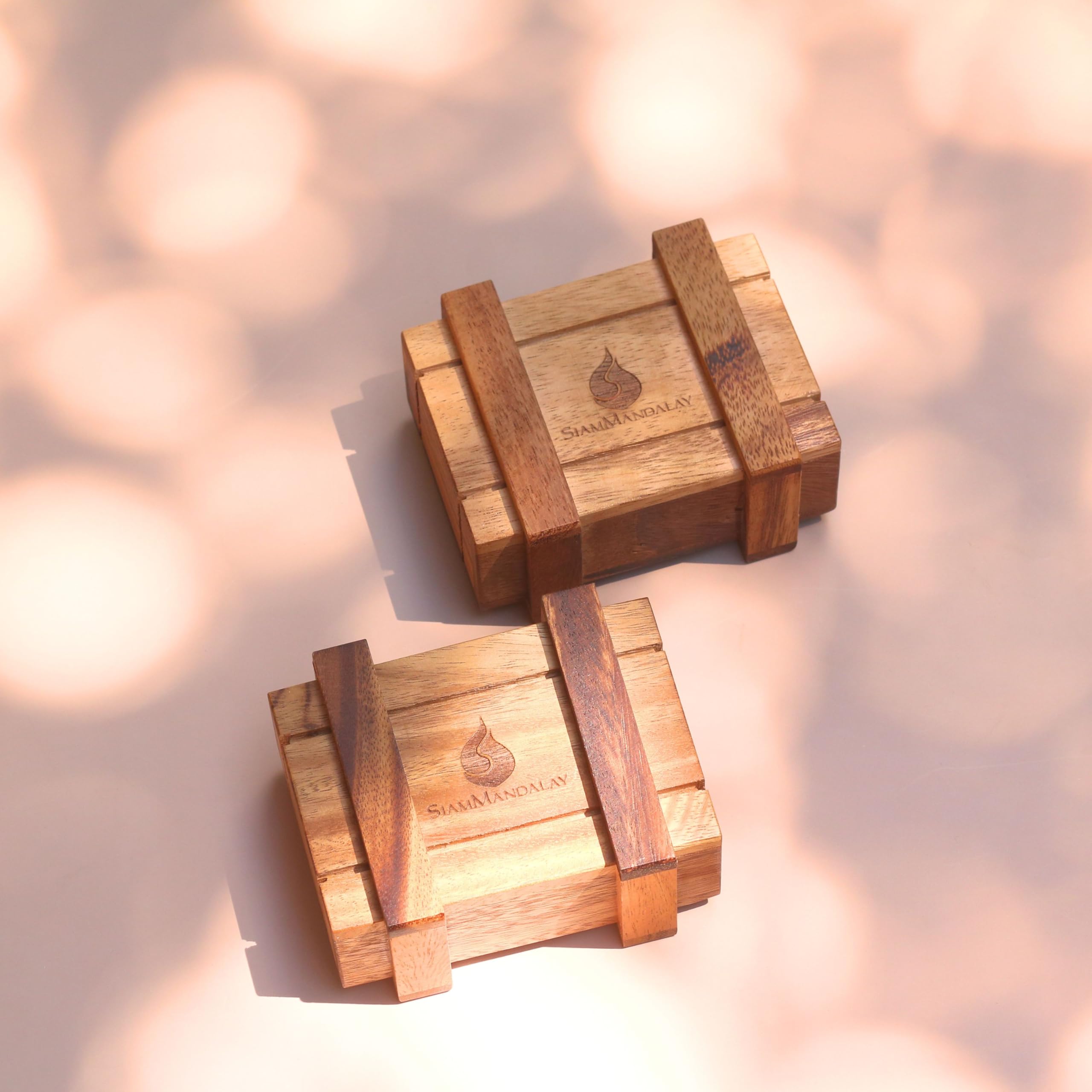 3D Wooden Puzzle Box with Hidden Secret Compartment - Brain Teaser Lock Box for Cash, Jewelry & Gift Cards | Double Magic Puzzle Box for Adults & Kids | Perfect for Gifts, Treasure Hunts & Home Decor