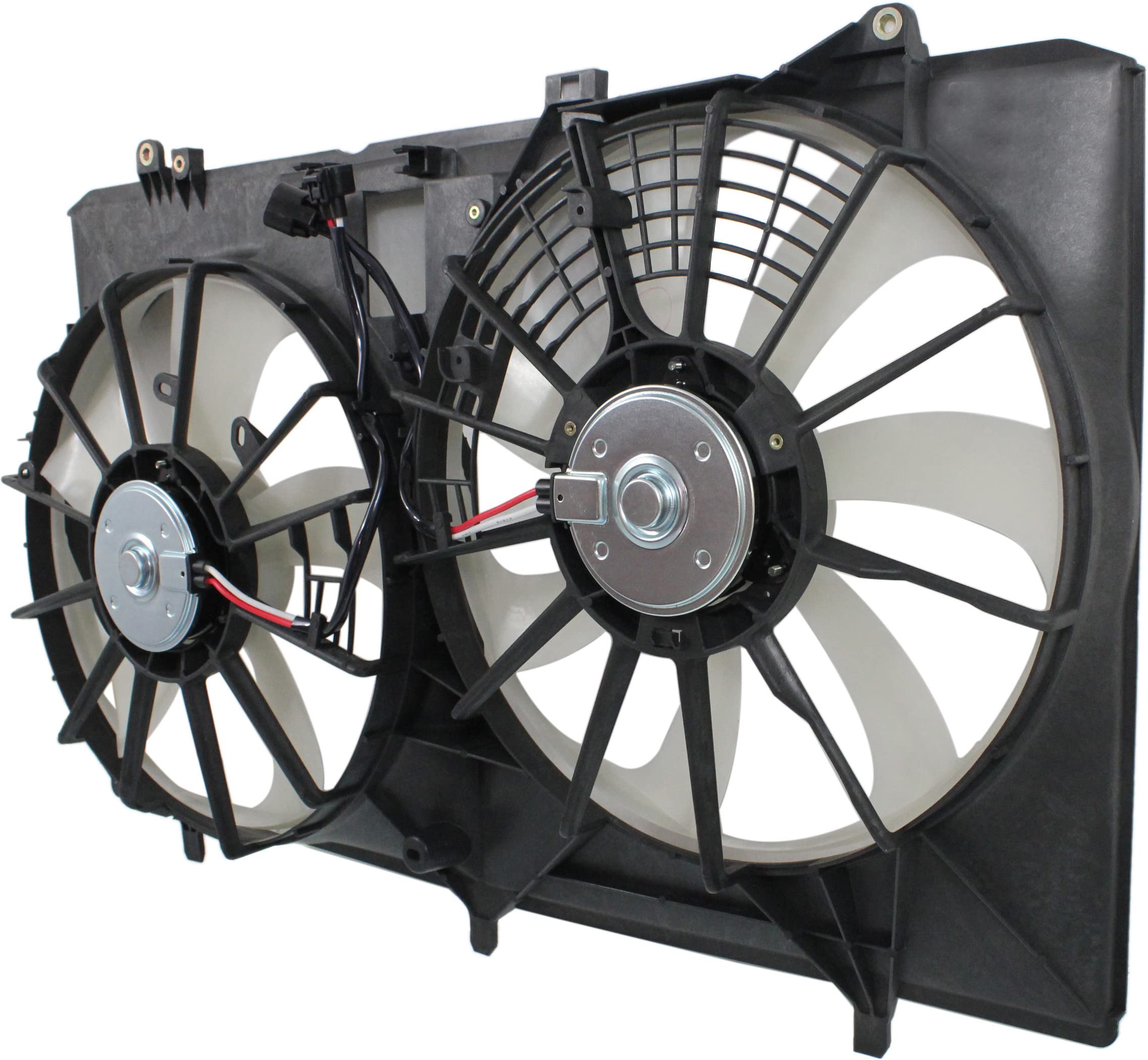 Go-Parts Radiator Fan Assembly for Lexus RX350 2010-2016 & Toyota Sienna 2011-2016 | 3.5L Engine Cooling Fan Replacement Without Control Module | Fits Canada Built Models | Perfect for DIY Auto Repair & Maintenance