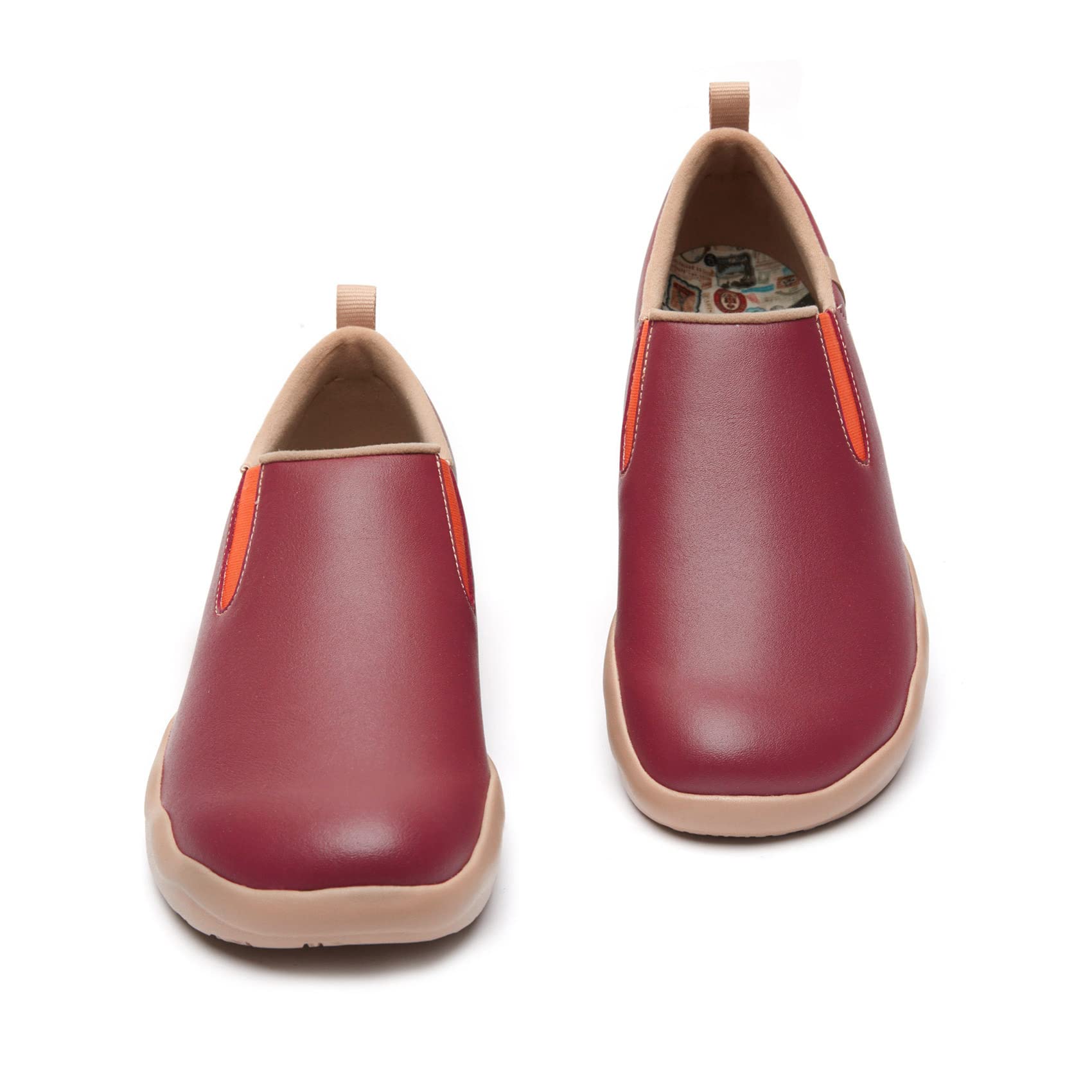 UIN Women's Slip-On Walking Shoes - Lightweight Comfortable Loafers & Fashion Sneakers for Casual Wear - Perfect for Walking, Travel, and Everyday Outfits (Toledo II)