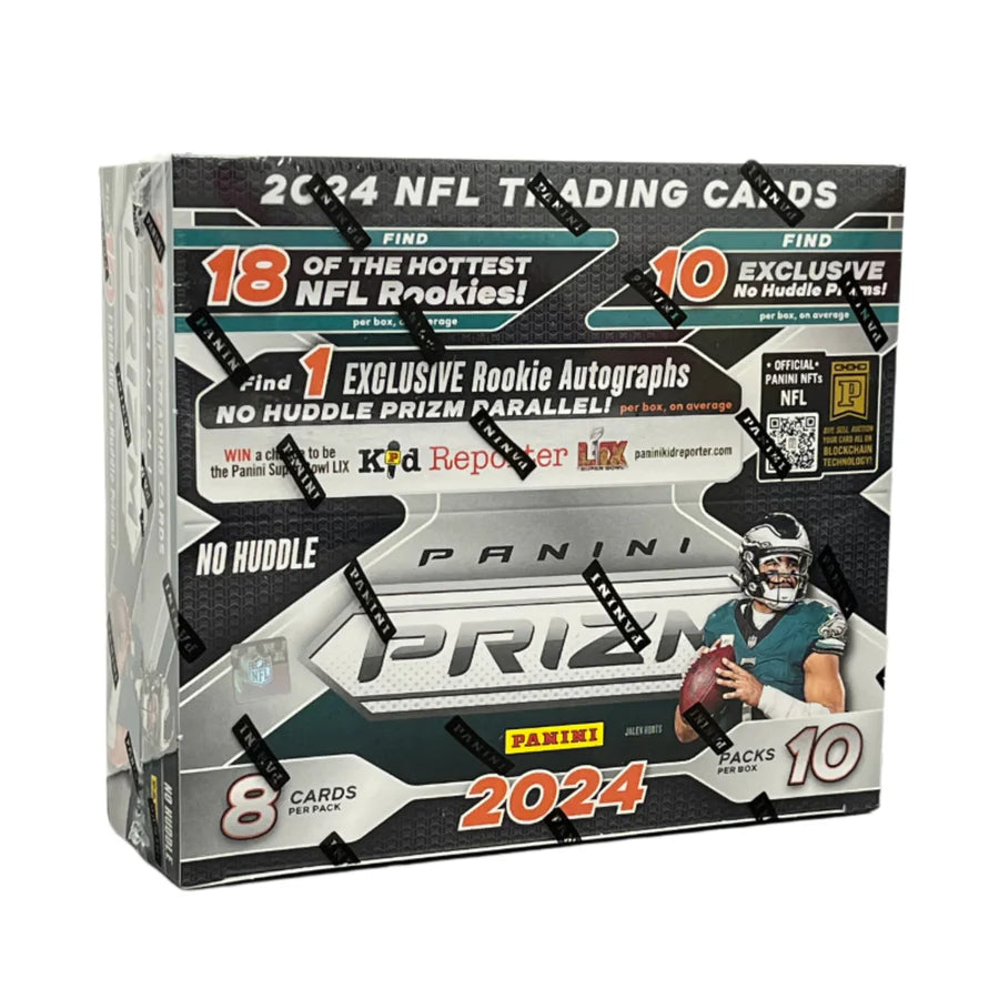 2024 Panini Prizm Football No Huddle Box - Exclusive Trading Cards Collection for NFL Fans - Perfect for Collectors, Investors & Fantasy Football Enthusiasts