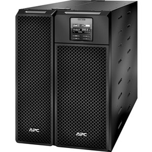 APC SRT6KXLT 6kVA Smart UPS Online Tower - 208V Input, 8x 5-20R & 4x L6-20R Outlets, Transformer 208V to 120V - Reliable Power Backup for Data Centers, Servers & Critical IT Equipment