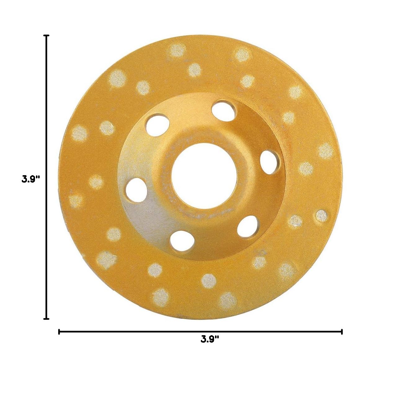 100mm Diamond Grinding Wheel for Jewelry, Glass, Rock & Ceramics - Round Segment Grinder Disc & Lap Disk for Precision Cutting, Polishing & Shaping - Perfect for DIY Crafts, Stone Carving & Metalworking Projects
