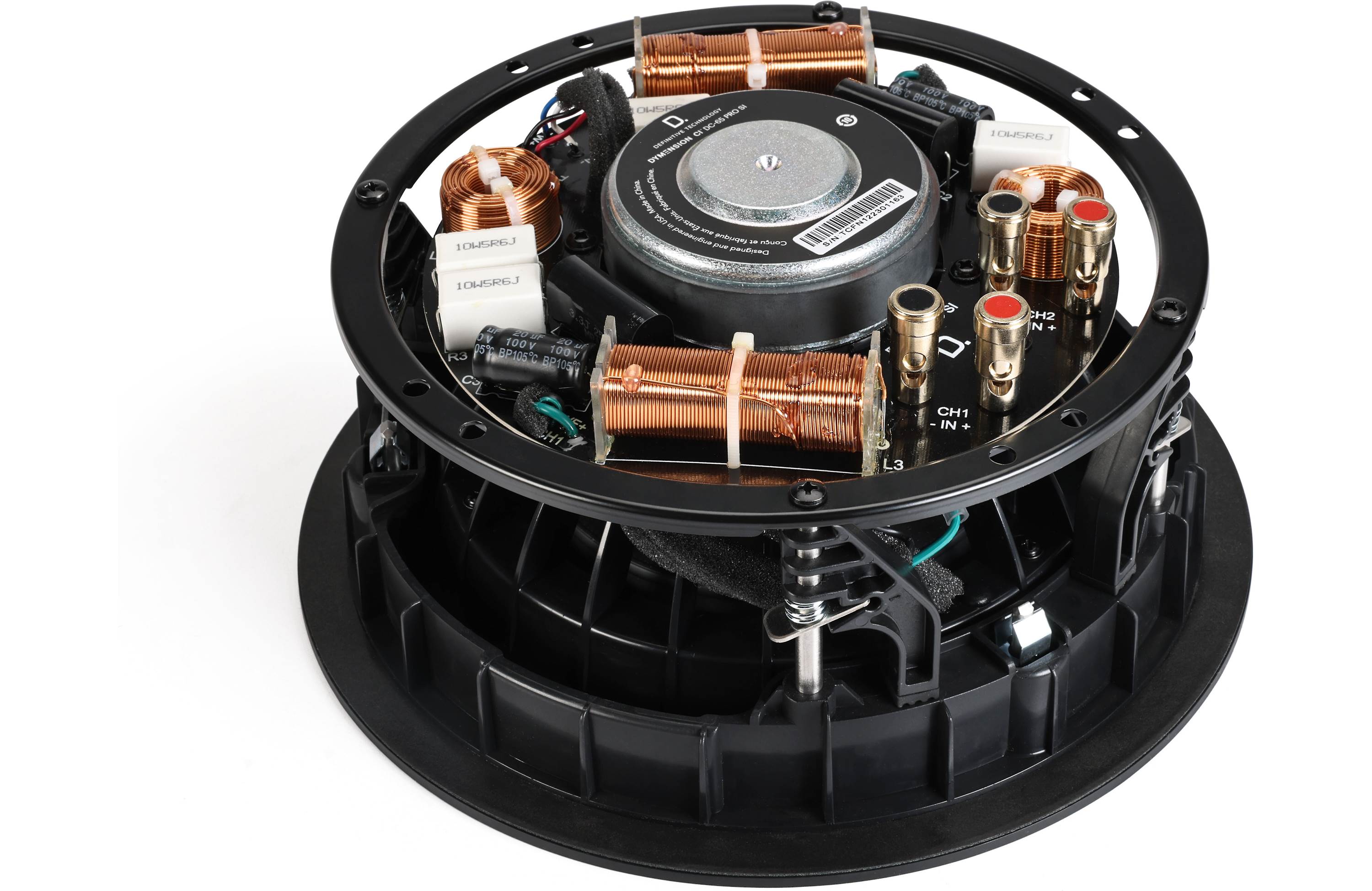 Definitive Technology Dymension DC 65 PRO SI Stereo Input In-Ceiling Speaker - High Performance Audio for Home Theater & Music (Single Speaker) - Perfect for Living Rooms, Bedrooms & Home Entertainment Systems