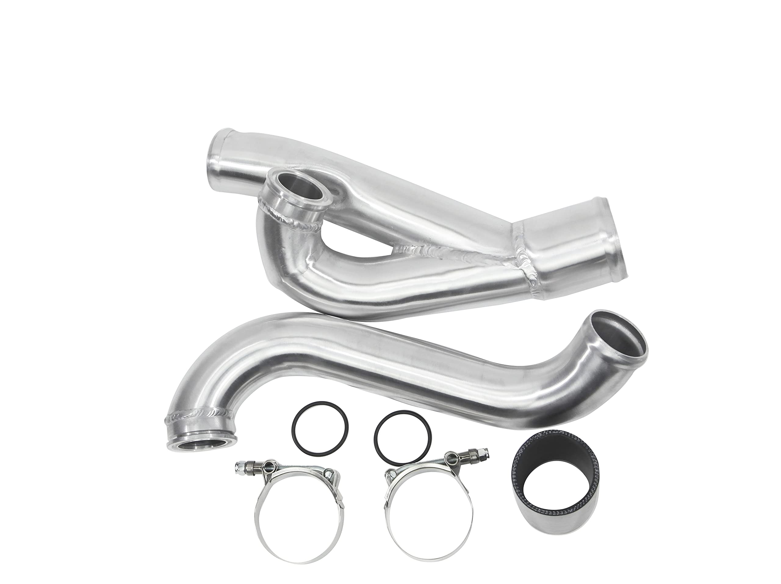 Upgraded Aluminum Turbo Outlet Charge Pipe Kit for BMW 335i N54 - High-Performance Boost Upgrade for Racing & Daily Driving