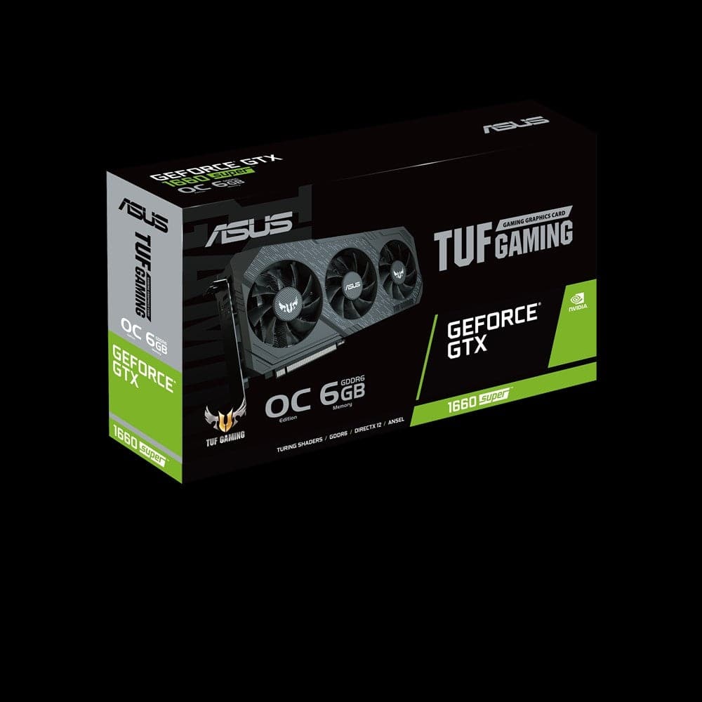 ASUS TUF Gaming GeForce GTX 1660 Super OC Edition 6GB GDDR6 Graphics Card - High Performance for 1080p Gaming, Streaming & Content Creation