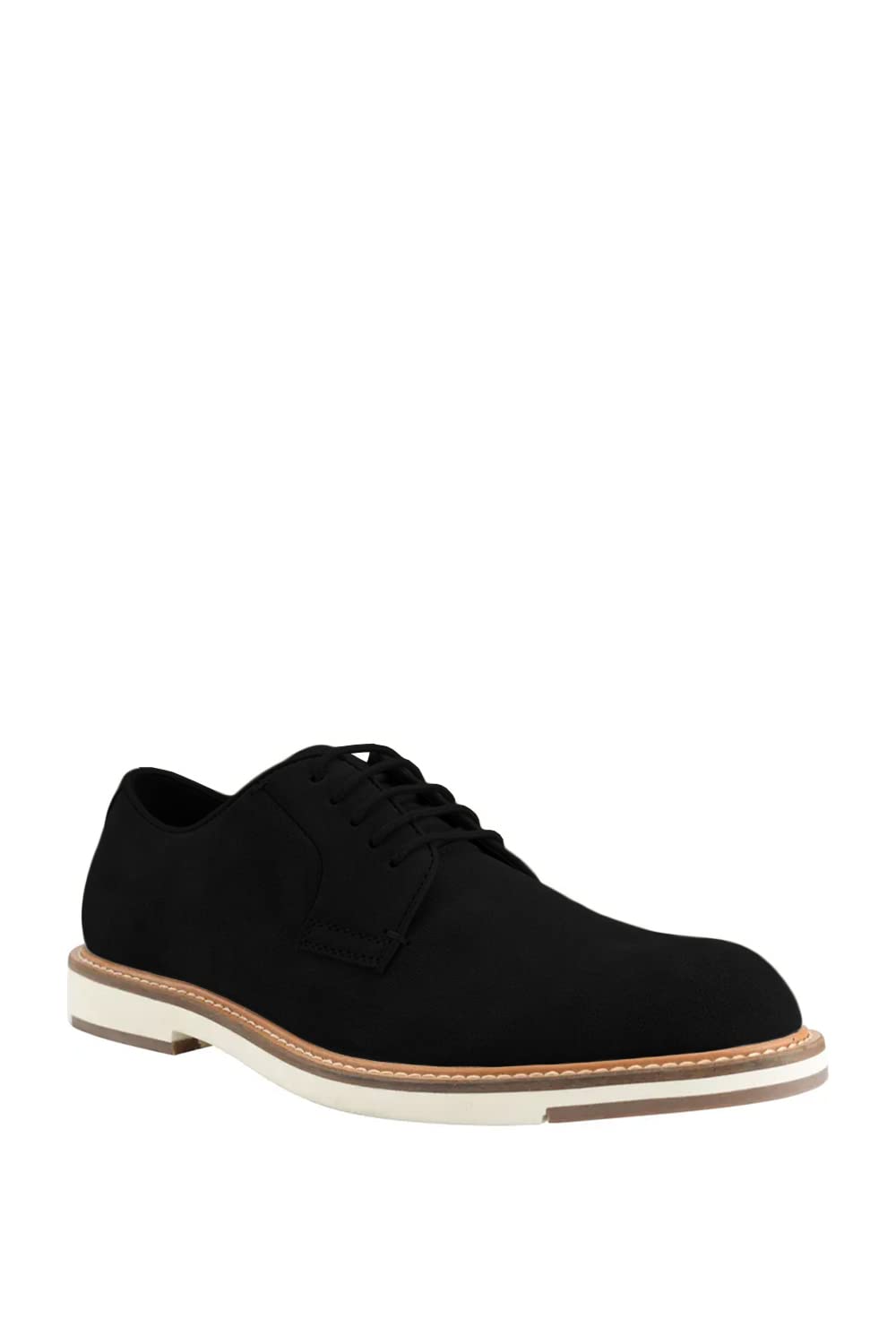 Men's Oxford Dress Shoes - Plain Toe Lace-Up Business Casual Shoes for Office, Wedding & Formal Events