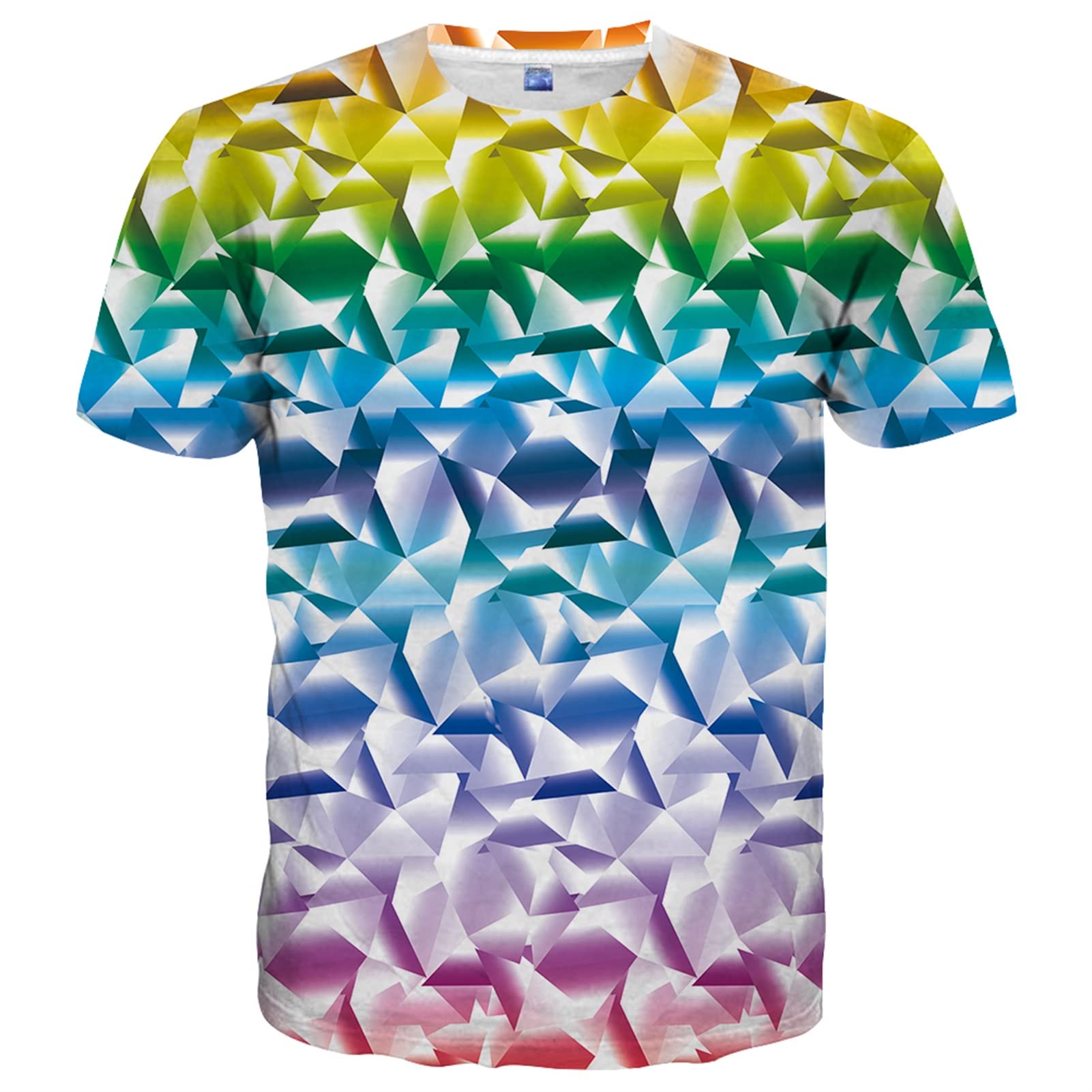 Yasswete Unisex 3D Printed Graphic T-Shirts - Short Sleeve Casual Tops for Men & Women - Perfect for Streetwear, Parties, and Everyday Fashion