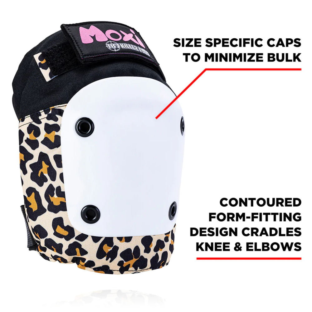 187 Moxi Pads Six Pack - Premium Leopard Print Skateboard Grip Tape for Enhanced Board Control | Perfect for Skateboarding, Longboarding & Street Performance