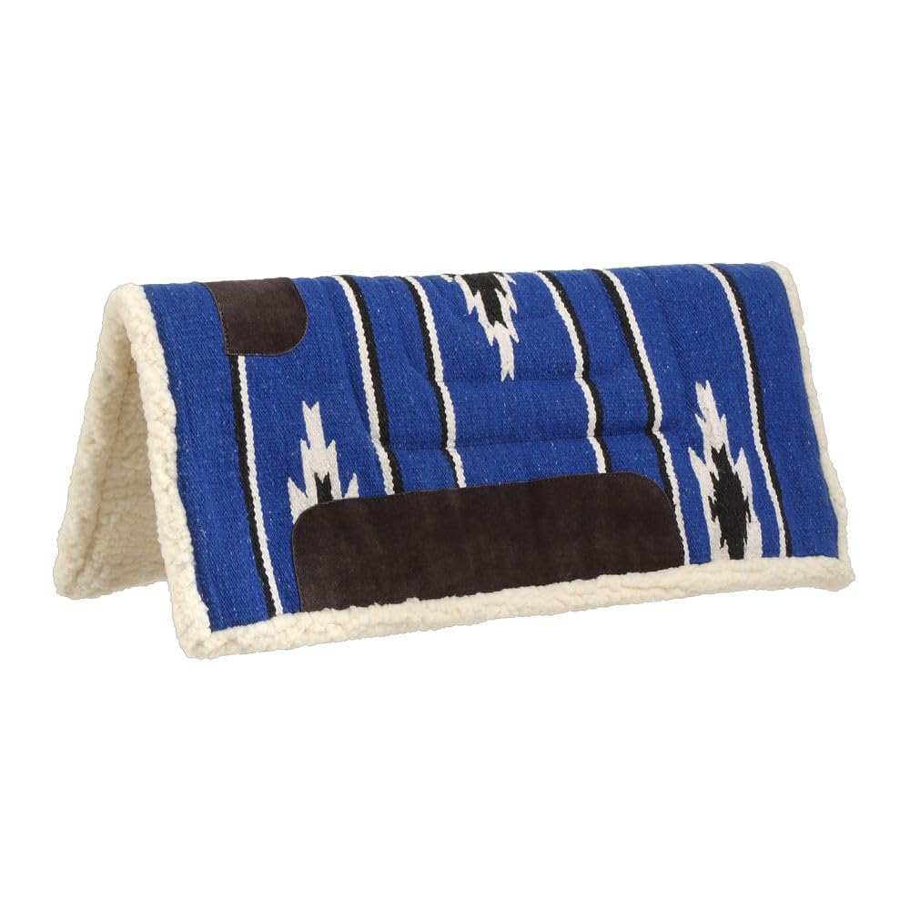 Tough 1 Pony Square Saddle Pad - Durable Equestrian Riding Pad for Horses & Ponies | Perfect for Trail Riding, Training & Show Competitions