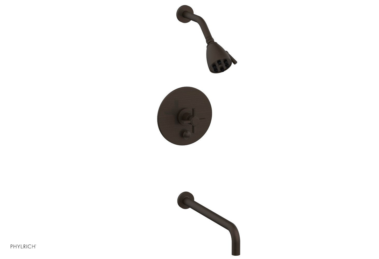 BASIC Pressure Balance Tub and Shower Faucet Set - 14