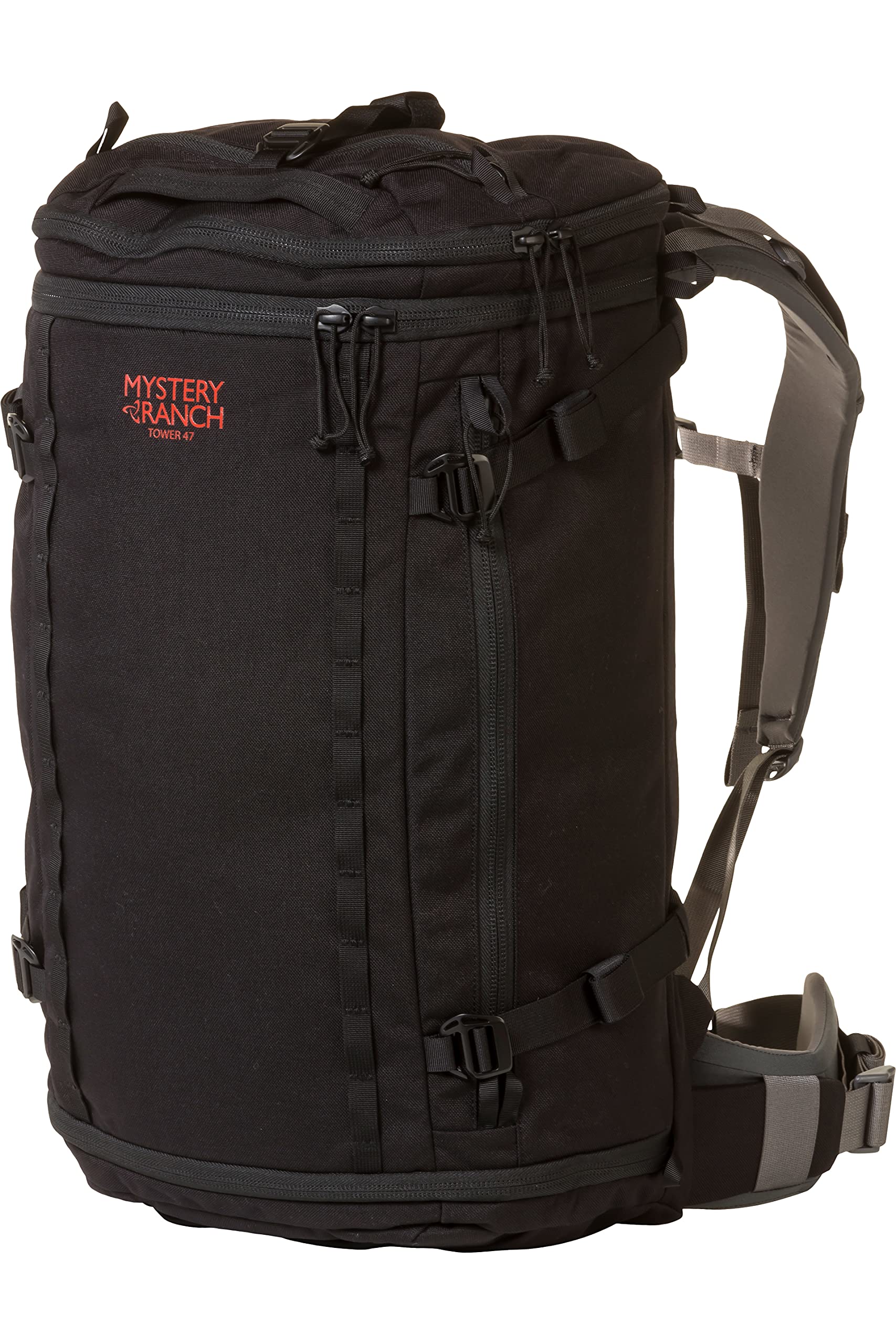 Mystery Ranch Tower 47 Climbing Crag Pack - Black Small/Medium | Durable Hiking Backpack for Rock Climbing & Outdoor Adventures