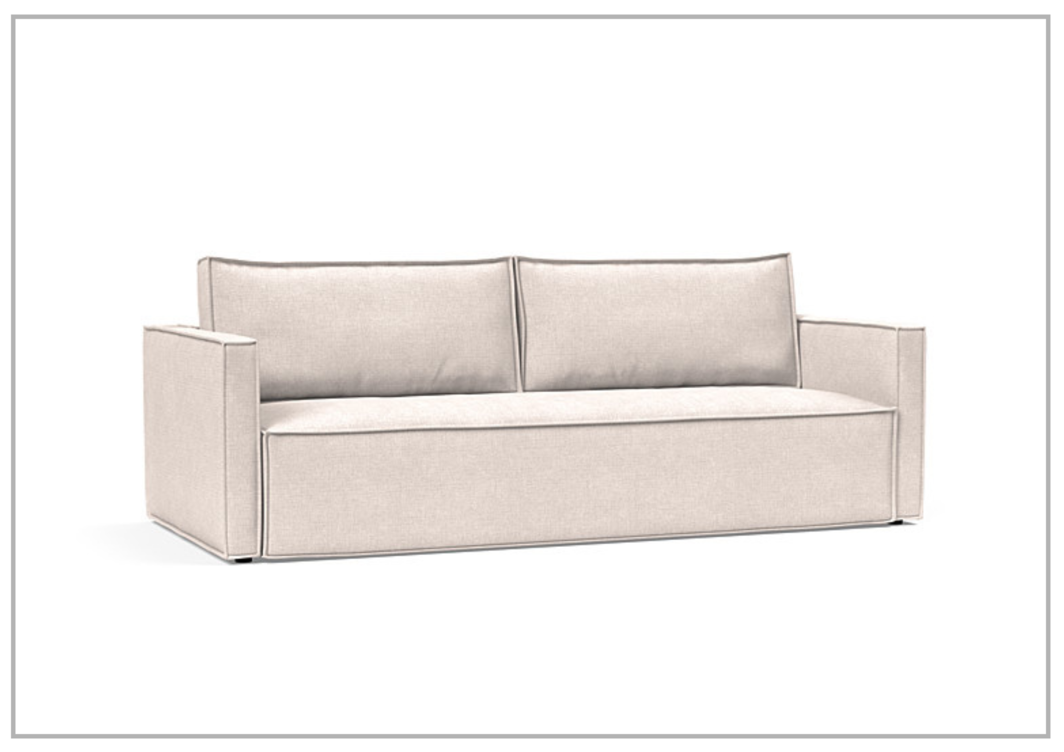 Innovation Living Newilla 2-Seater Convertible Fabric Sofa Bed - Comfortable Sleeper Sofa for Small Spaces, Guest Rooms & Apartments