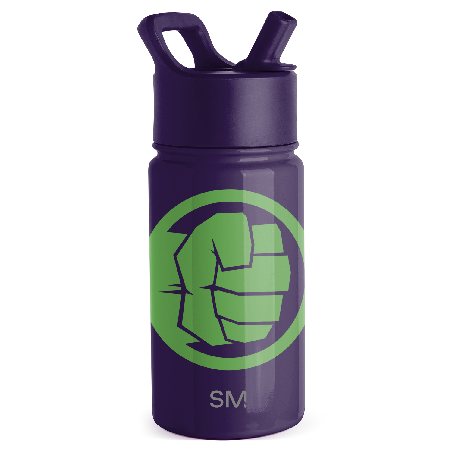 Summit Kids Water Bottle with Straw Lid - BPA Free, Leak Proof, 12oz Insulated Stainless Steel Bottle for School, Sports & Outdoor Activities