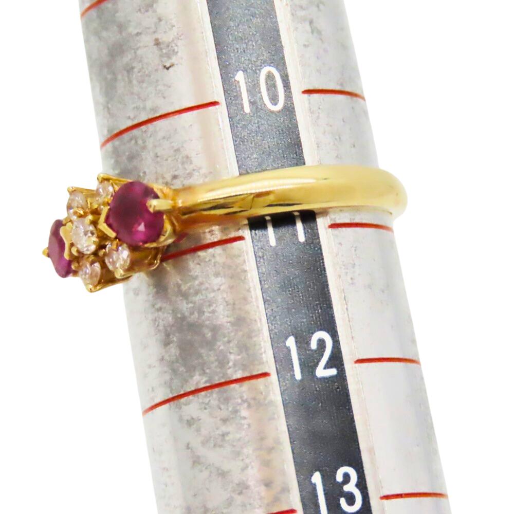 18K Ruby Diamond Ring for Women - Elegant Engagement & Wedding Jewelry Gift - Perfect for Anniversaries, Proposals & Special Occasions