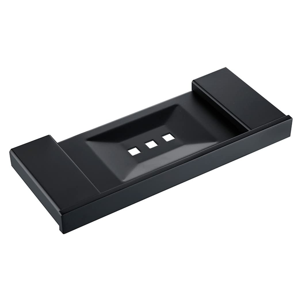Premium Matte Black Stainless Steel Bathroom Accessories Set - Paper Holder, Toothbrush Holder, Towel Bar & Shelves for Modern Home Decor | Space-Saving Bathroom Organization Solution