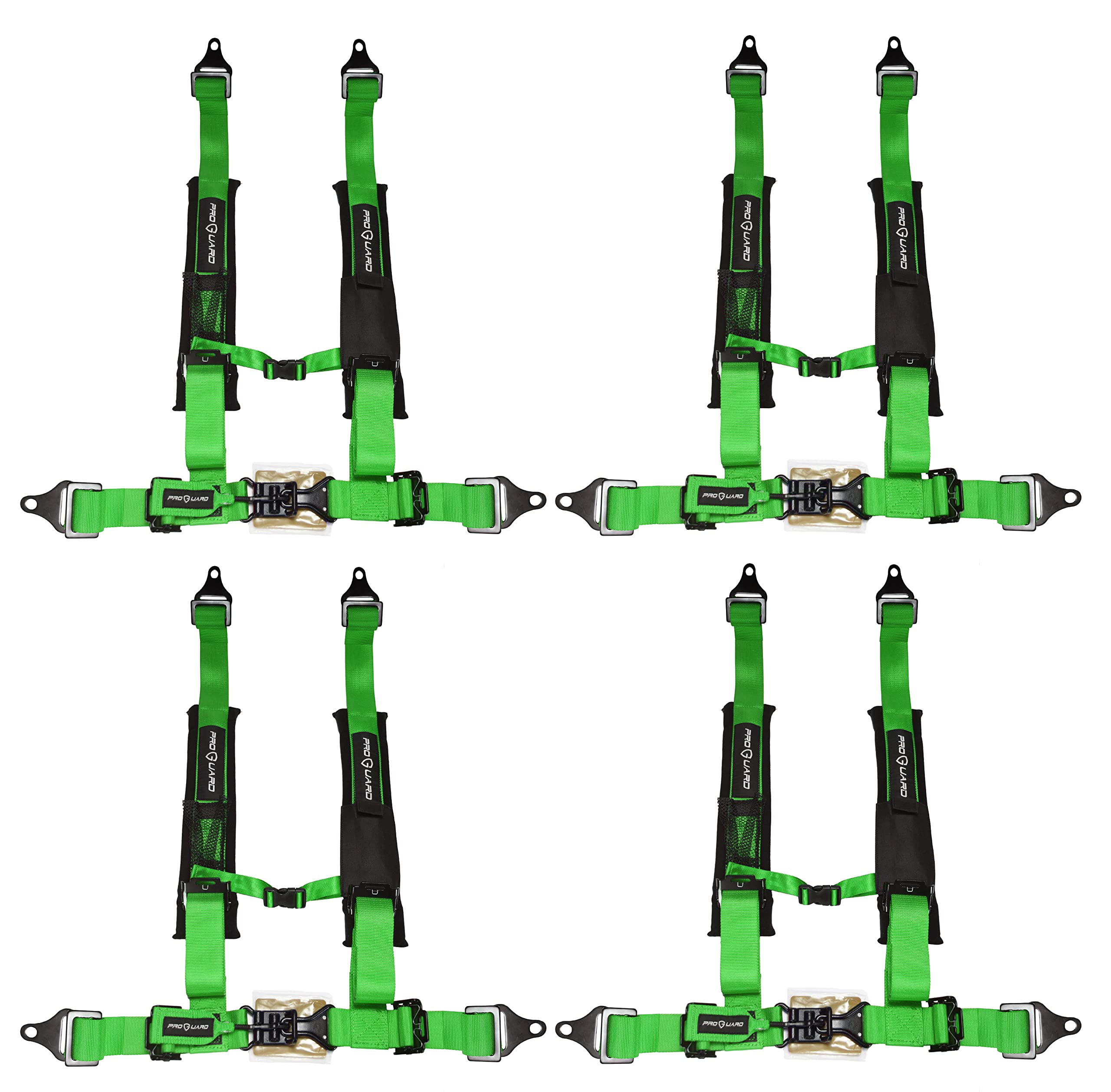 PROGUARD Green 4-Point Safety Harness 2