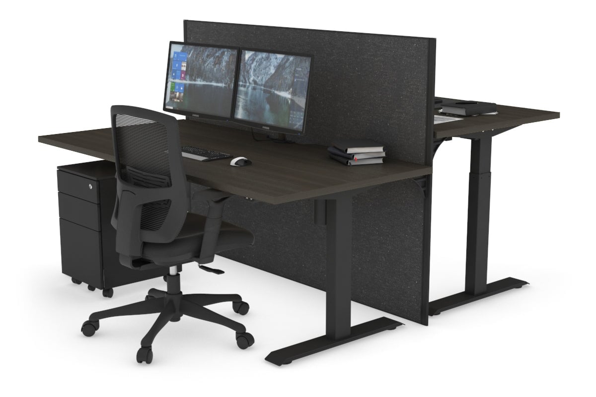 Height Adjustable 2-Person Workbench with Cable Management | 47