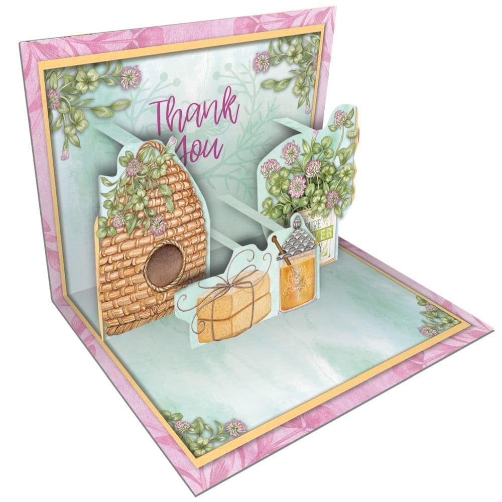 LANG Abundant Friendship Pop-up Note Cards (1119003) - Heartwarming Greeting Cards for Birthdays, Thank You, and Special Occasions - Perfect for Gifts, Invitations, and Personal Messages