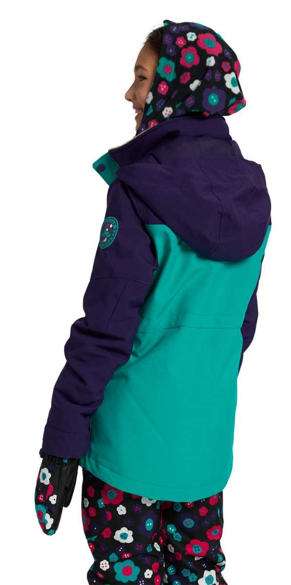 Burton Junior's Shortleaf Shell Jacket 2021 - Waterproof & Lightweight Kids Outdoor Jacket for Hiking, Skiing & Snowboarding
