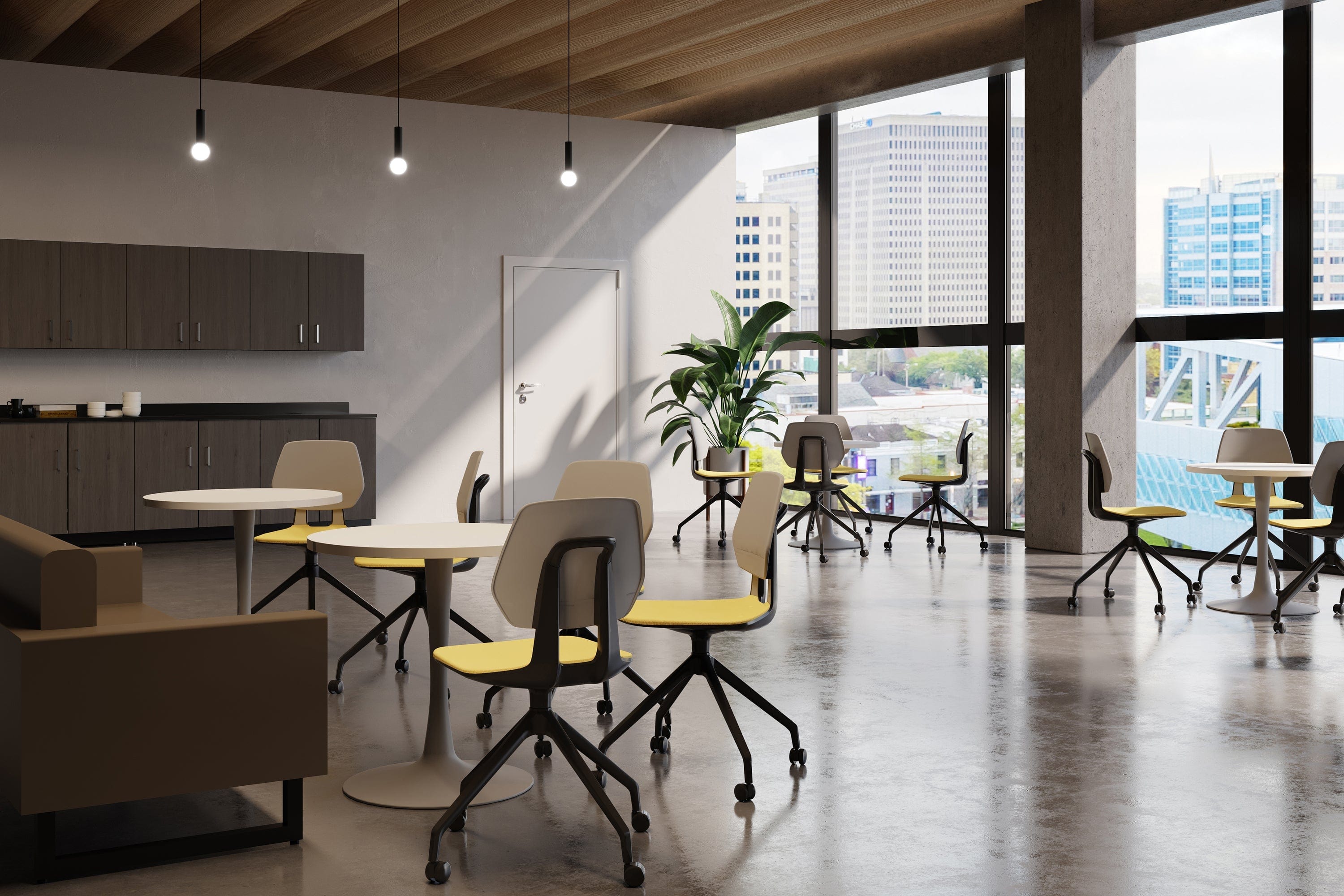 Safco Mirella Lounge Settee with Legs Included [1731MRL2] - Modern Office Seating for Reception Areas & Waiting Rooms