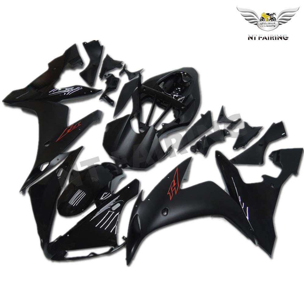 Glossy Matte Black & Red Stickers Fairing Kit for Yamaha YZF R1 2004-2006 | ABS Plastic Bodywork Replacement | Motorcycle Decals & Graphics | Perfect for Racing, Customization & Bike Restoration