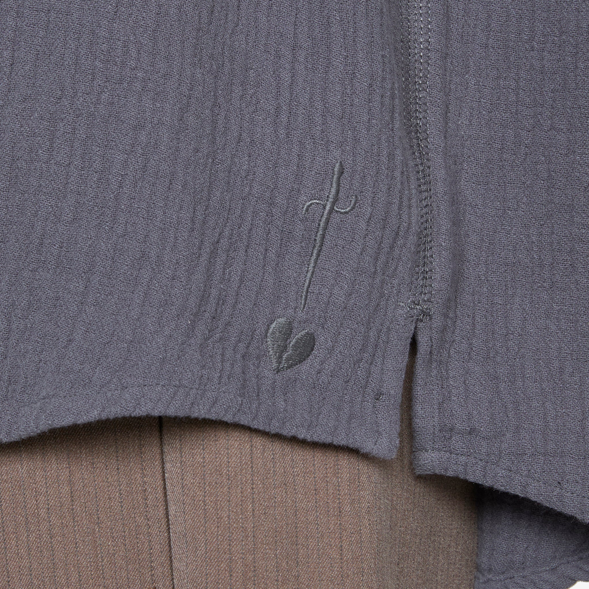 Premium Double-Layered Grey Shirt for Men - Comfortable & Stylish Casual Wear for Everyday Outfits and Office Attire