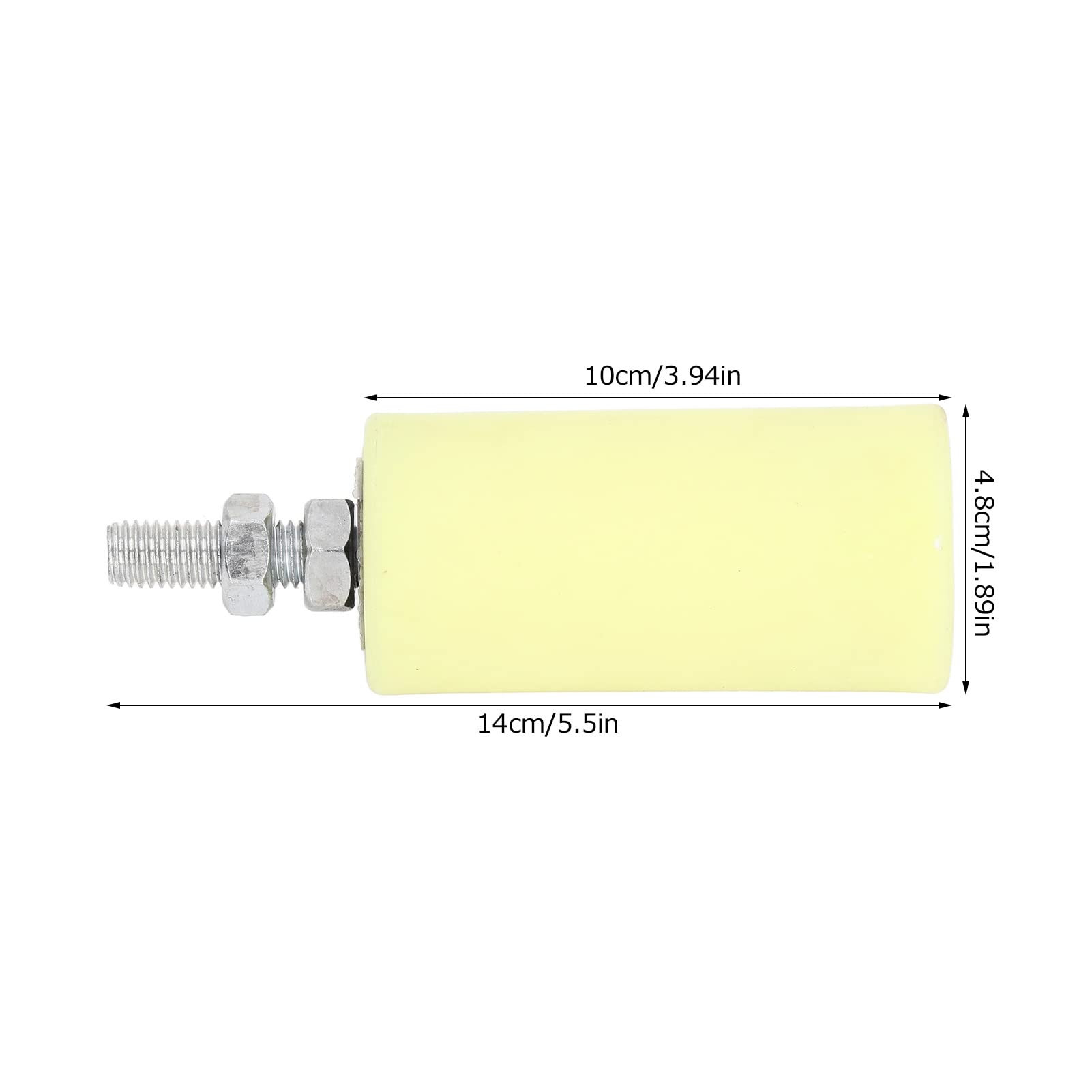Heavy Duty Nylon Slide Gate Post Roller - Sliding Door Guide Support Assembly for Smooth Rolling Gate Operation | Perfect for Barn Doors, Warehouse Entrances & Industrial Facilities