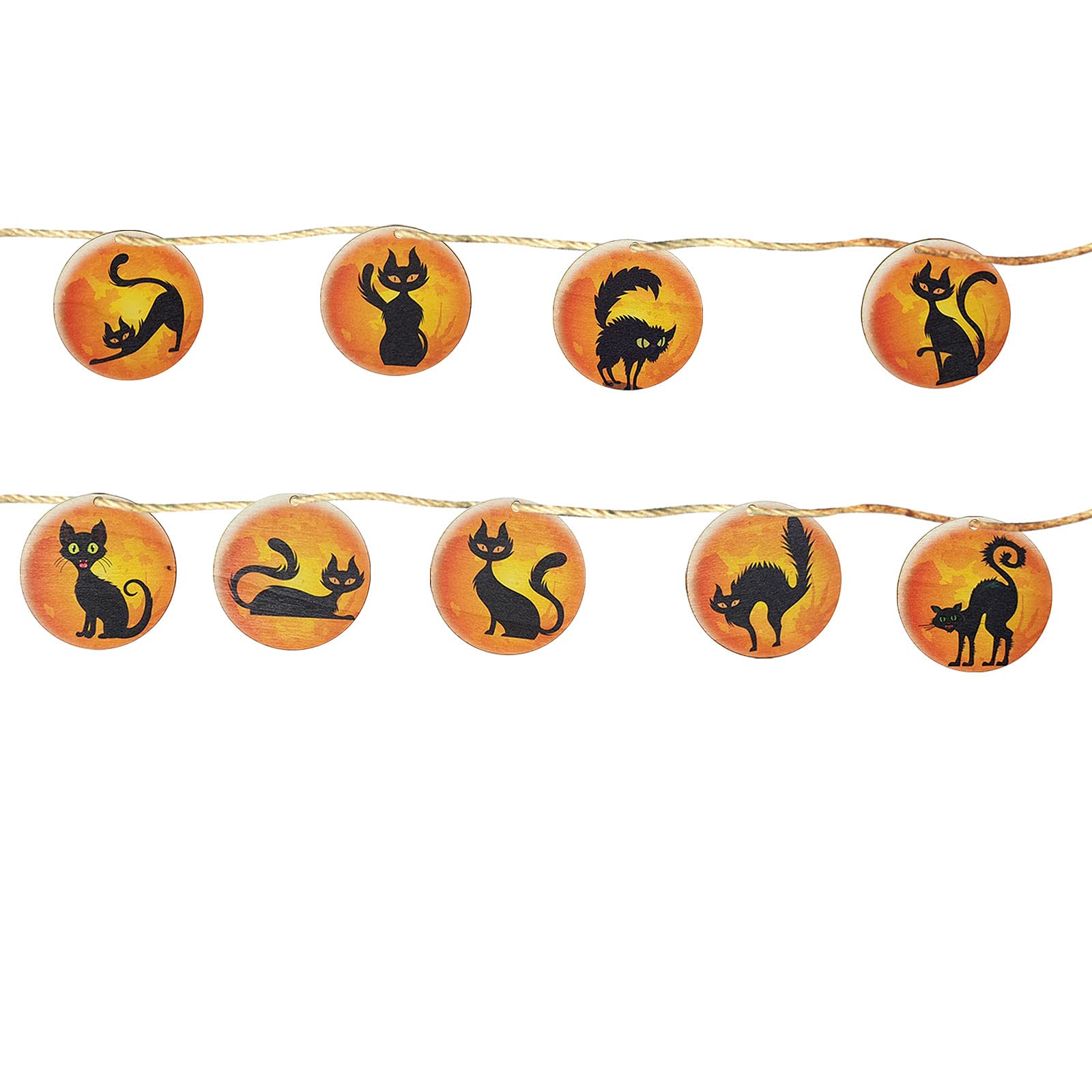 Spooky Halloween Wooden Decorations - Handcrafted Party Scene Ornaments for Home, Office & Outdoor Halloween Party Decor