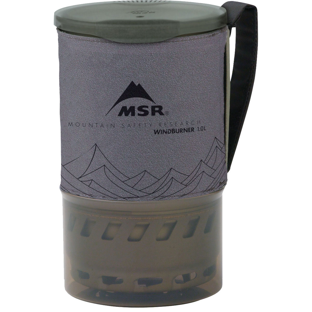 MSR WindBurner 1.0L Camping Stove Pot - Lightweight Backpacking Cookware for Outdoor Adventures, Hiking & Travel