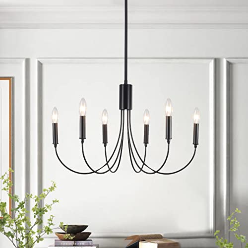 6-Lights Black