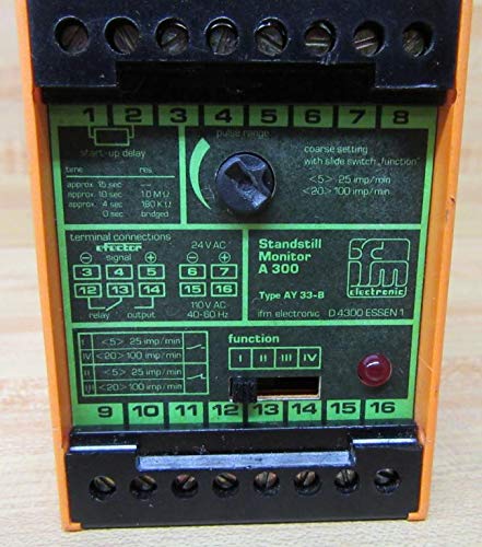 A300 Standstill Monitor - High Precision Industrial Equipment for Real-Time Monitoring | Ideal for Manufacturing, Construction & Safety Inspections