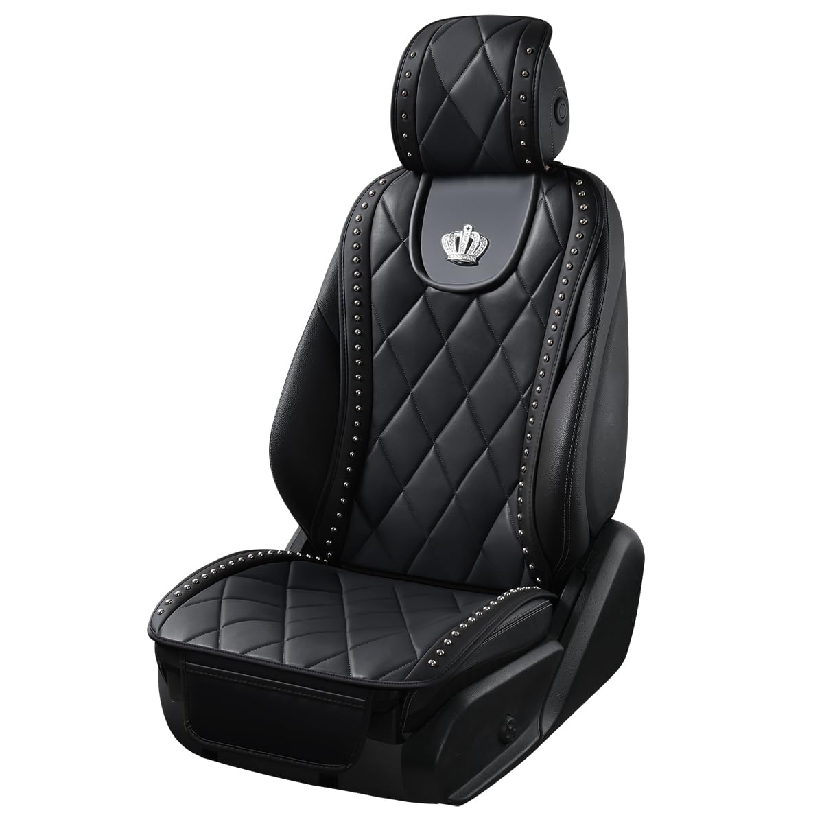 Universal Car Seat Cover - Breathable Soft Leather Full Surround Protection for Front Seats (1PC) | Comfortable & Durable for Daily Commute, Road Trips & Long Drives