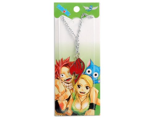 Fairy Tail Anime Pendant Necklace - Red Crystal Jewelry for Cosplay & Gift | Anime Lover Accessories for Women & Men | Perfect for Halloween, Conventions & Anime Themed Parties