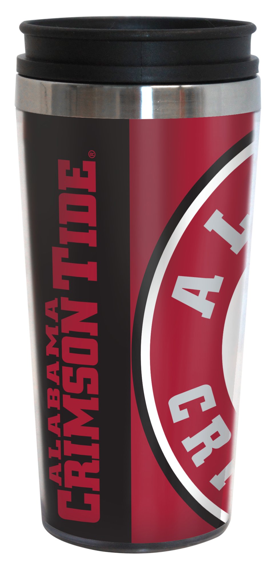 NCAA Insulated Travel Tumbler 16oz - Leakproof Stainless Steel Water Bottle for College Sports Fans, Perfect for Game Day, Gym & Outdoor Activities