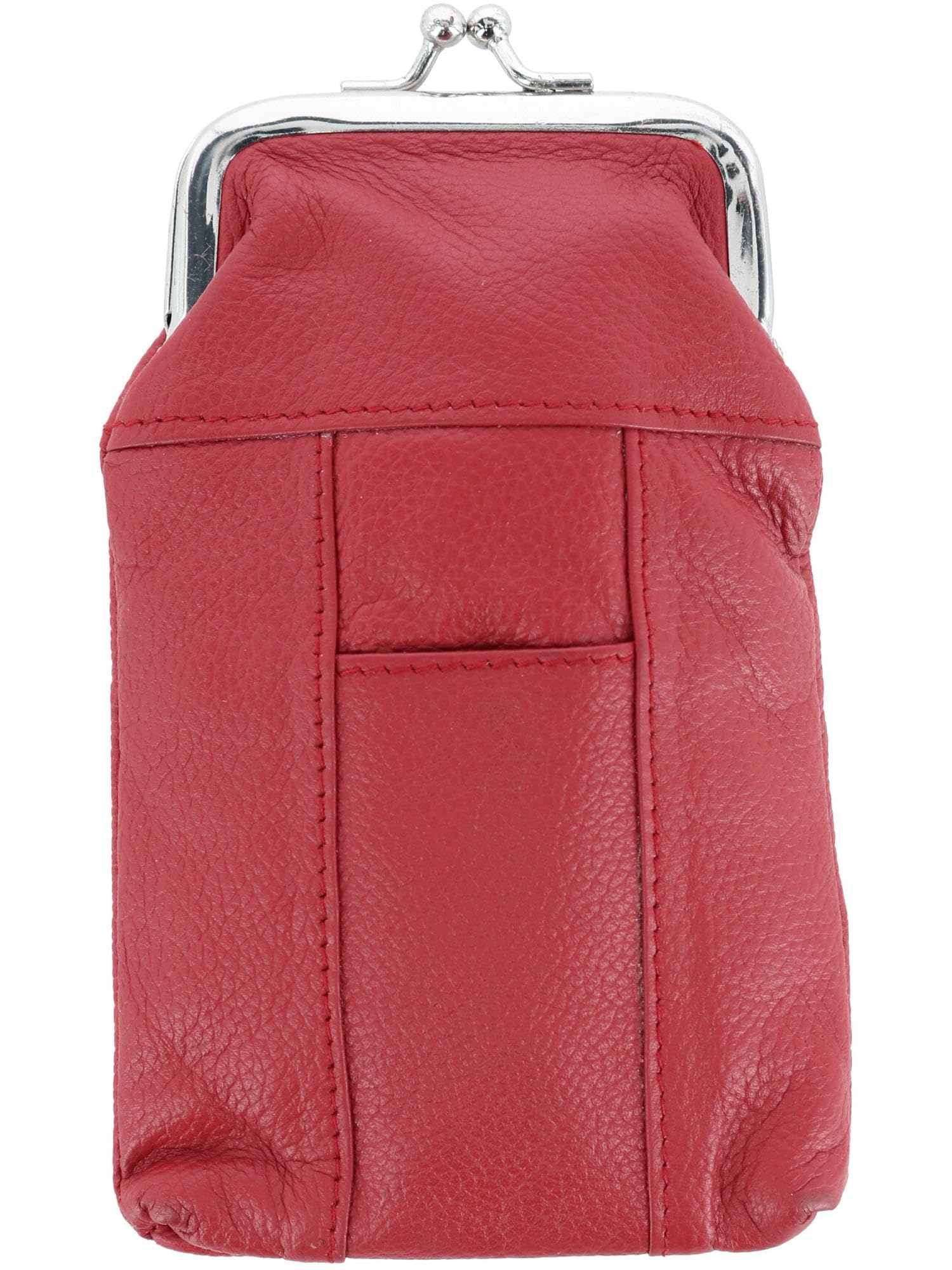 Elegant Red Leather Cigarette Case for Women with Lighter Pocket - Perfect for Parties, Travel & Night Out Accessories