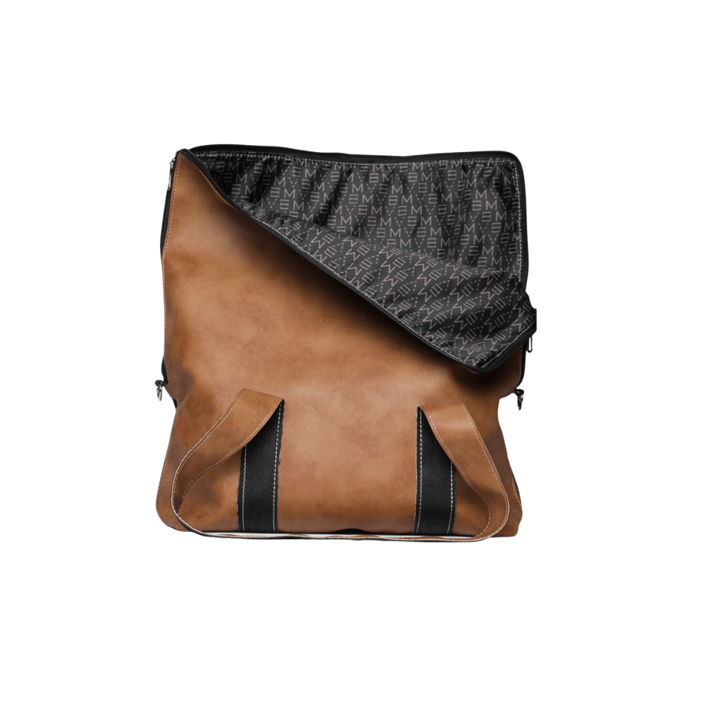 Vegan Cork Messenger Bag for Women & Men - Versatile & Stylish The Versa Flop in Black & Camel - Perfect for Work, Travel & Everyday Use