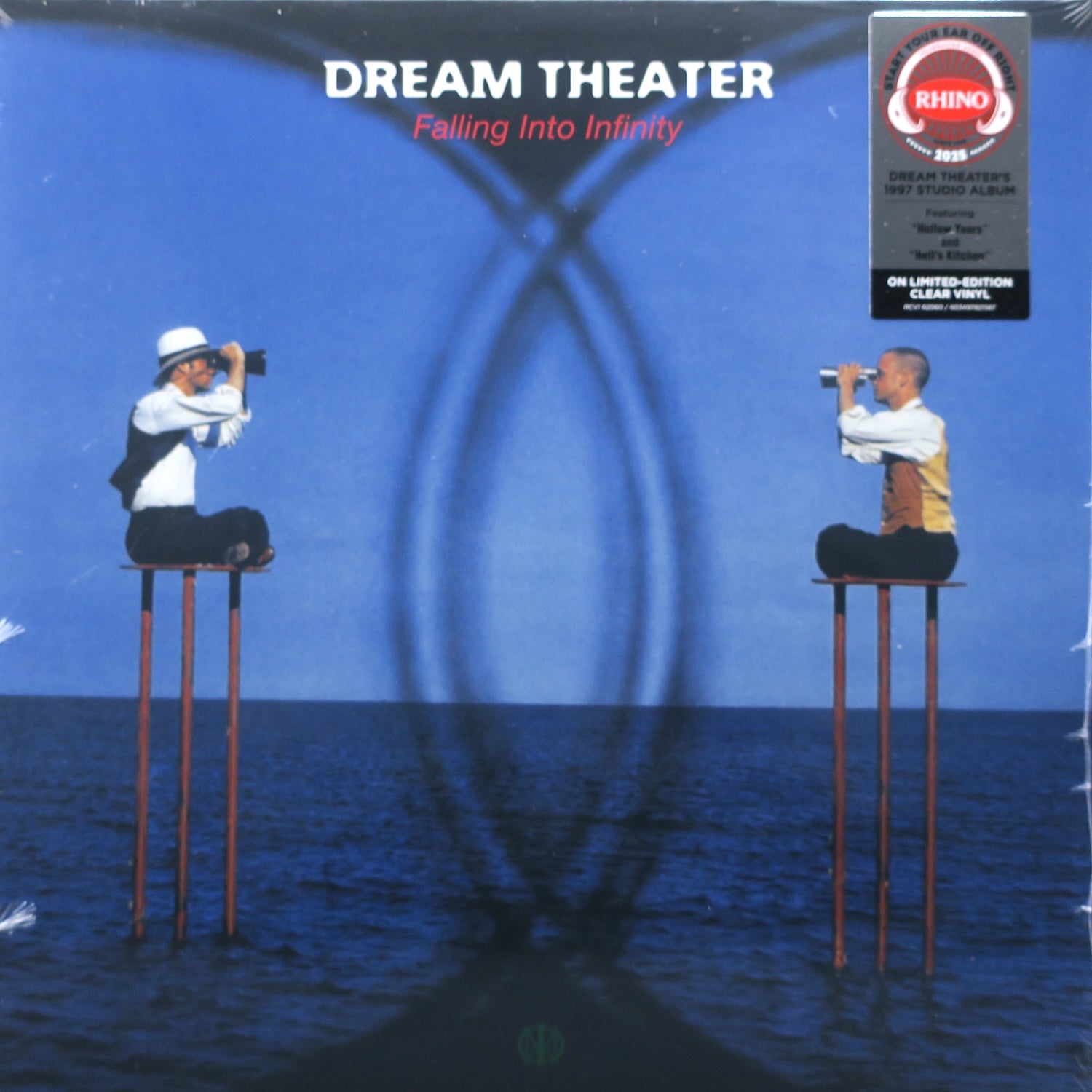 DREAM THEATER 'Falling Into Infinity' Limited Edition Clear Vinyl 2LP Record - Perfect for Music Collectors & Audiophiles, Ideal for Home Listening & Gift Giving