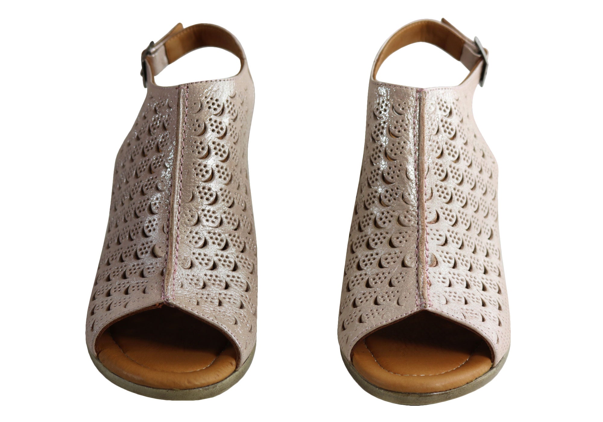 Orizonte Hana Women's Comfortable Mid Heel Sandals - Genuine European Leather - Perfect for Office, Wedding & Summer Outfits