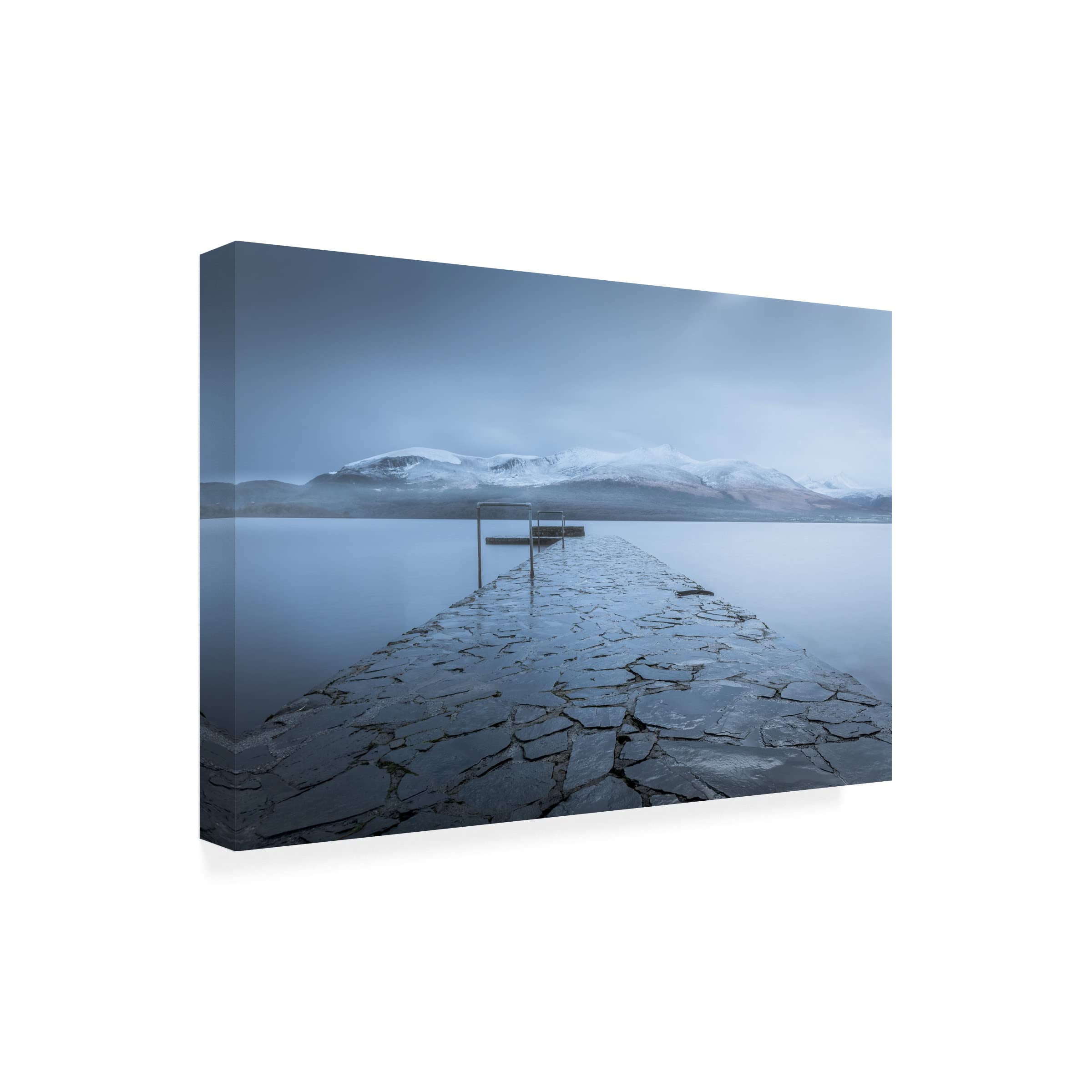 David Ahern 'Contemplate' Canvas Wall Art Print - Modern Abstract Painting for Living Room, Bedroom & Office Decor
