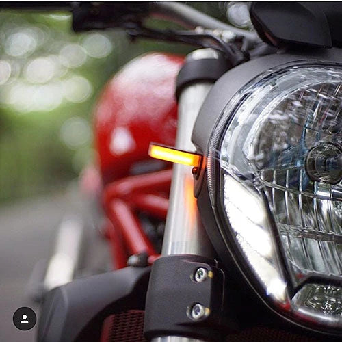 Ducati Monster 696 Front Turn Signals (2008-2014) - LED Motorcycle Indicators for Enhanced Visibility & Safety - Perfect for Night Riding & Urban Commuting