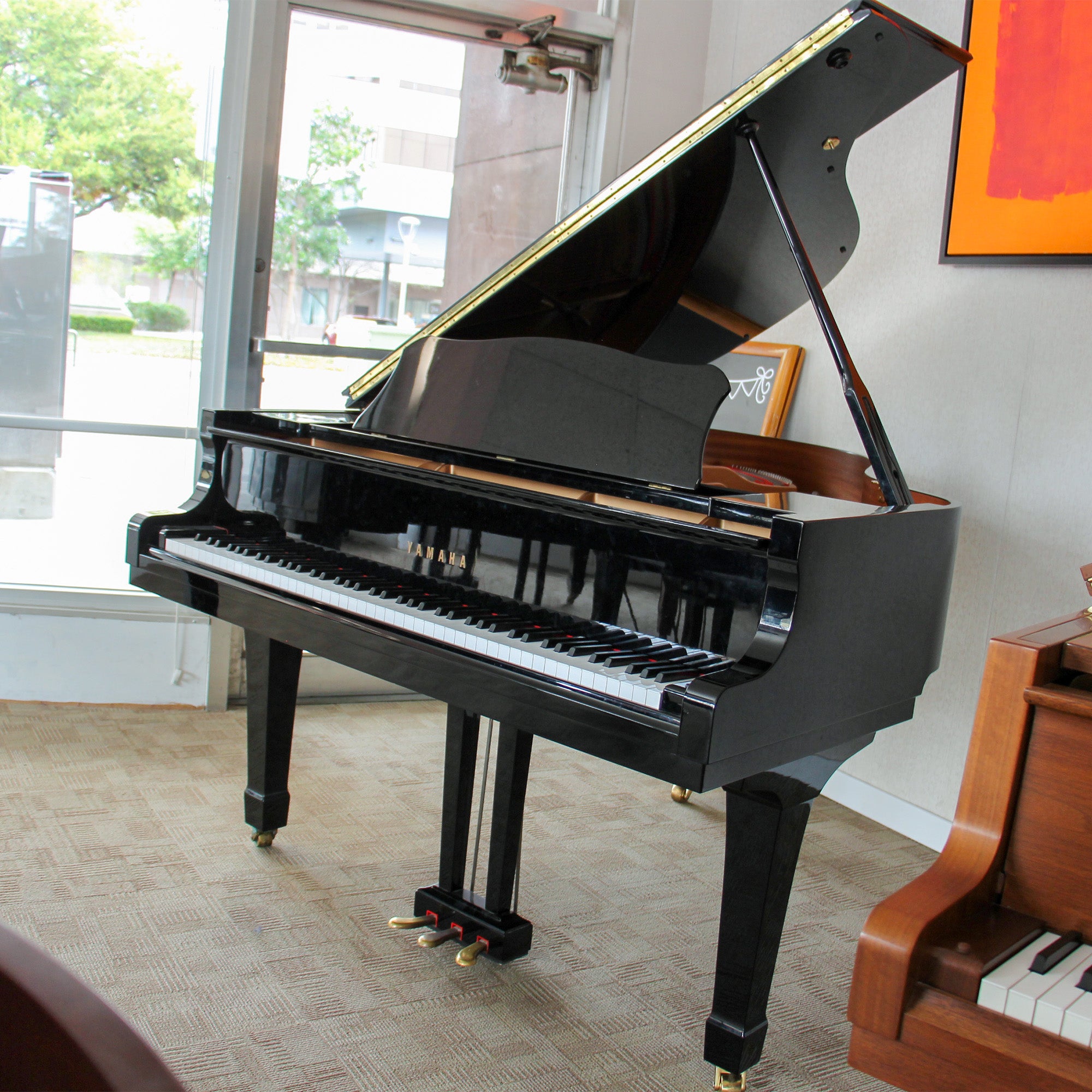 1999 Yamaha C1 Grand Piano - Polished Ebony Finish | Like New Condition | Perfect for Home, Studio & Concert Performances