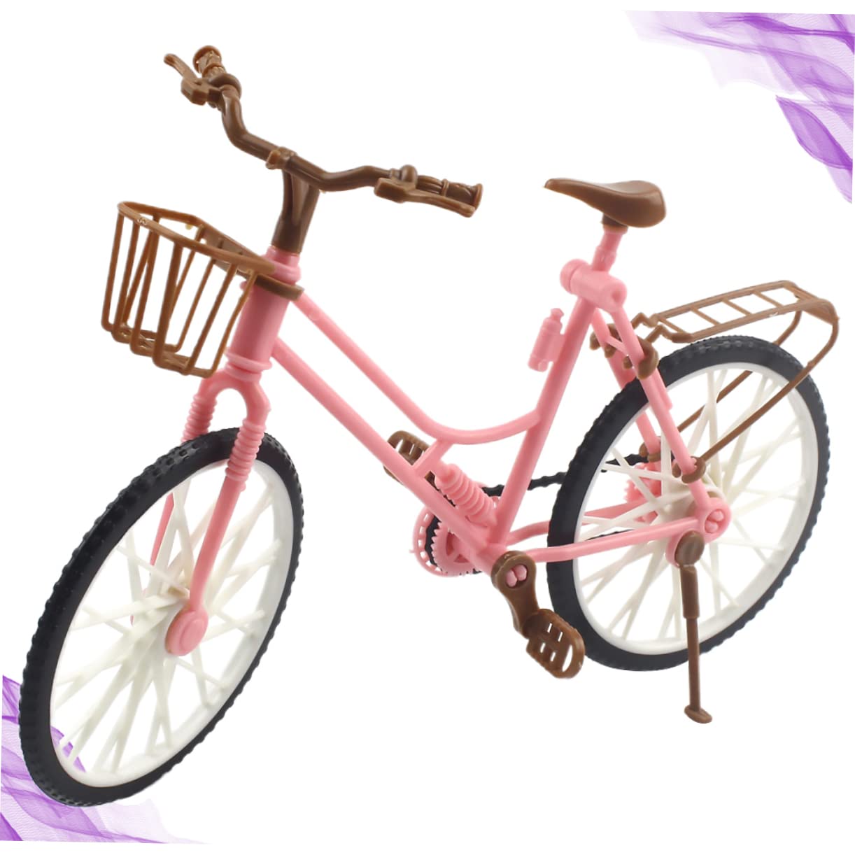 Homoyoyo 2-Piece Mini Mountain Bike Model Set - Cool Collectible Toy for Boys, Functional Finger Bike & Miniature Sports Display - Perfect for Desk Decor, Gift Giving, and Bike Enthusiast Collections