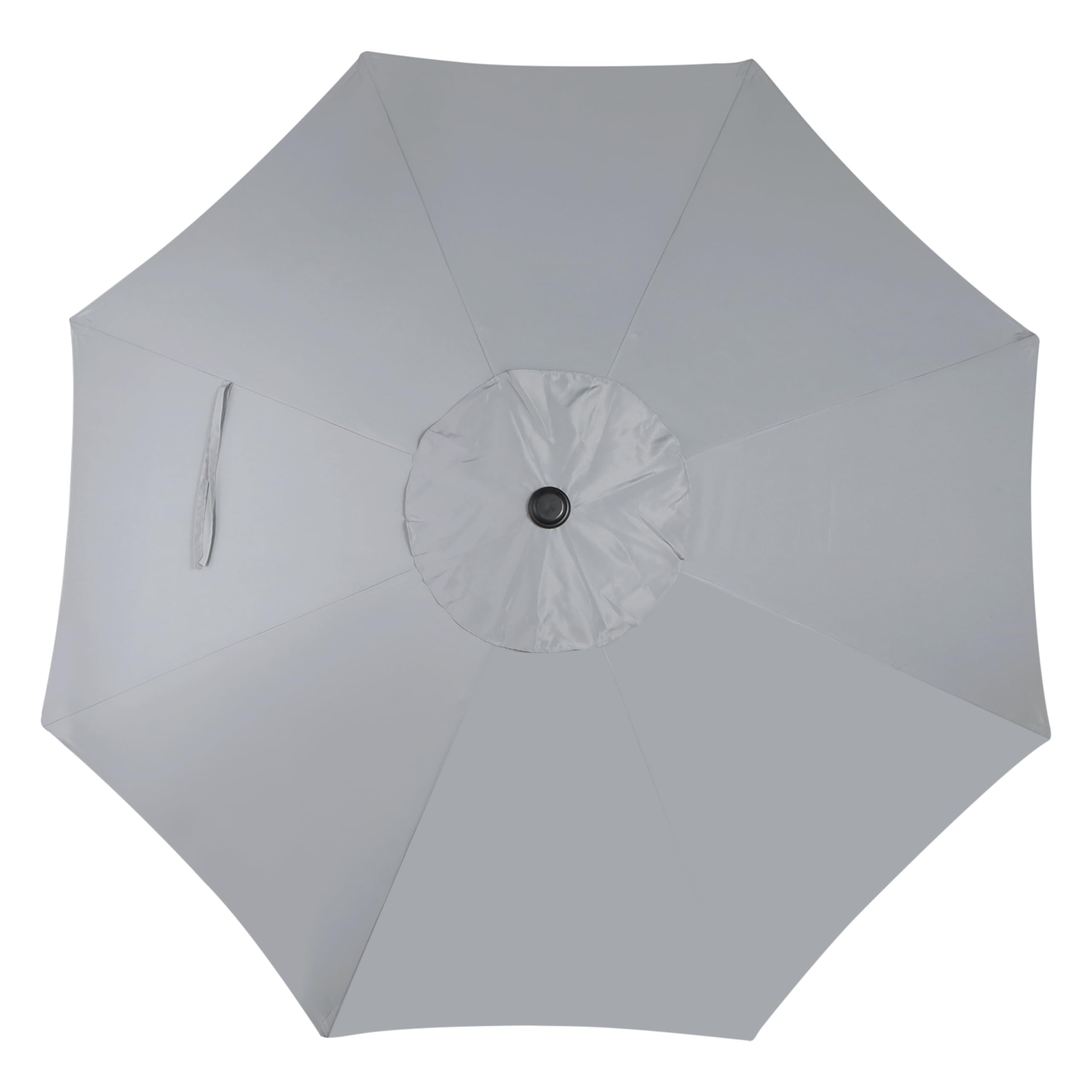 Blissun 9-Foot Outdoor Patio Umbrella with 8 Sturdy Ribs - Push Button Tilt & Crank - Heavy Duty Market Umbrella for Backyard, Poolside, Restaurant, and Outdoor Dining