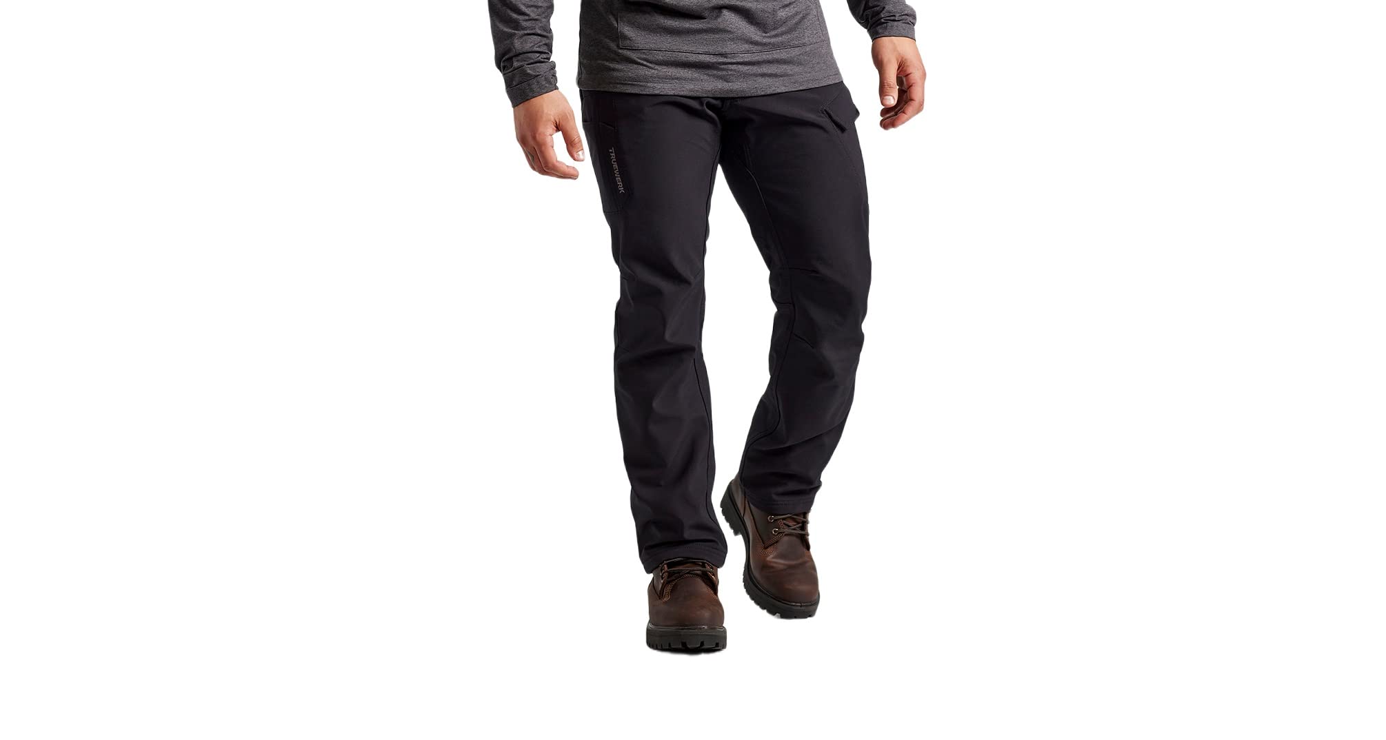 TRUEWERK T3 WerkPants for Men - Water Resistant Insulated Cargo Work Pants with 4-Way Stretch | Durable Utility Pants for Construction, Outdoor Work & Winter Activities