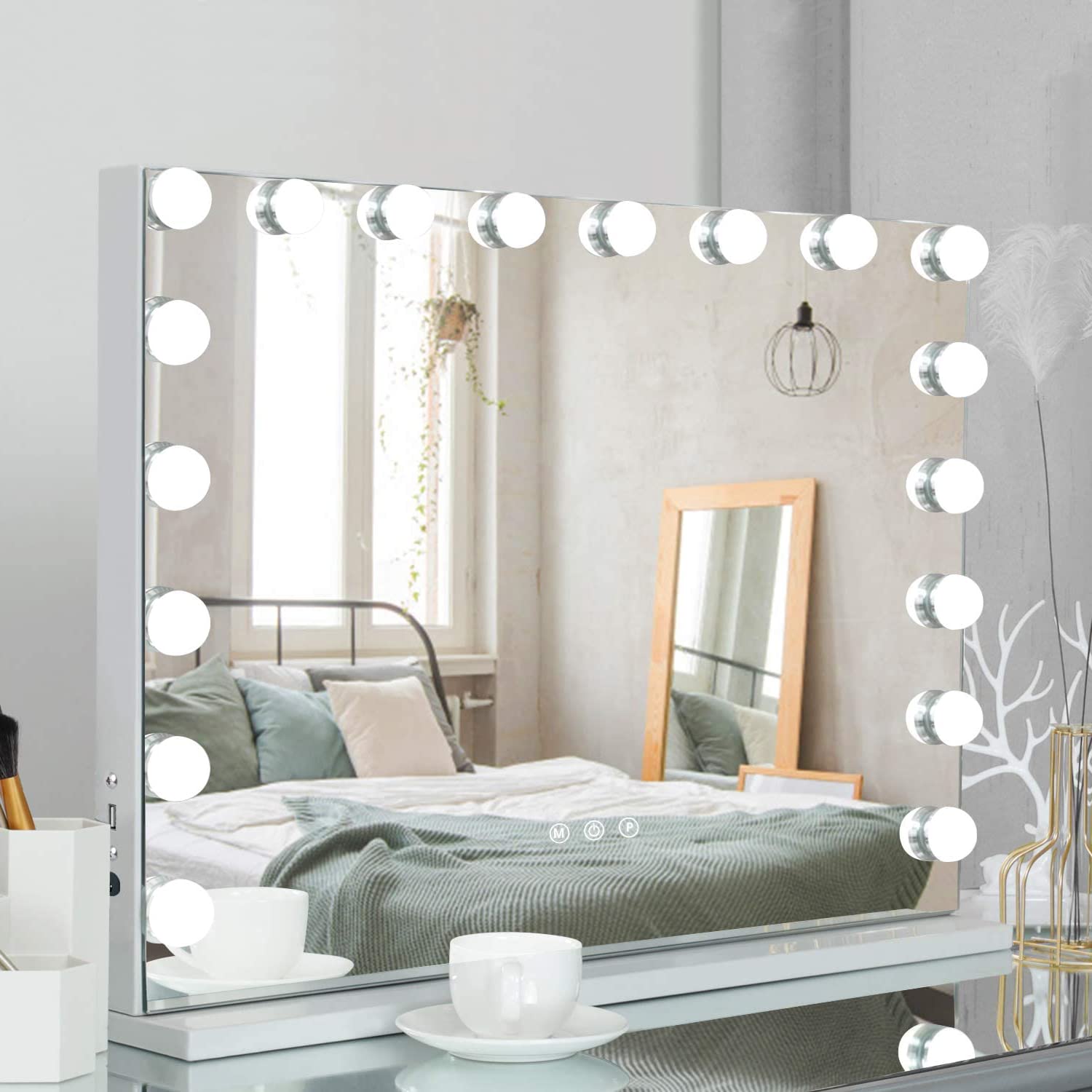 Hollywood Makeup Vanity Mirror with LED Lights - 28