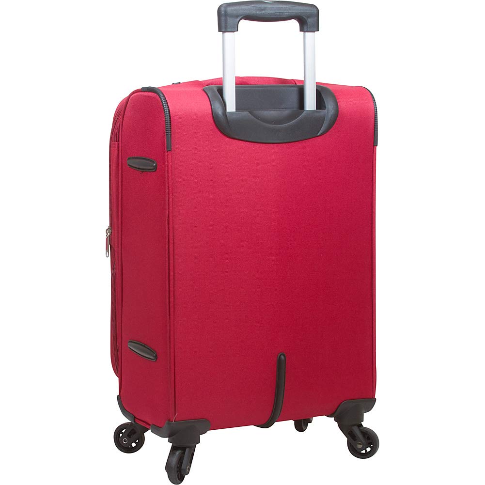 Dejuno Tuscany Lightweight Spinner Luggage Set - 3-Piece Black Carry-On Suitcase for Travel, Business Trips & Vacations | Durable Hardshell Spinner Wheels & TSA Lock